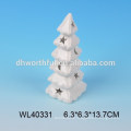 Weihnachtsbaum Figur weiße Porzellan Ornament für LED-Design